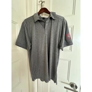 SONIC Drive In Fast Food Corporate Employee Uniform Polo Shirt Gray Size Large